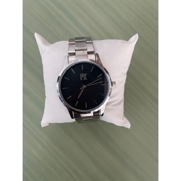 PX Dakota Men’s Stainless Steel Watch – Silver Link Bracelet – NWT Classic Style - Picture 3 of 6